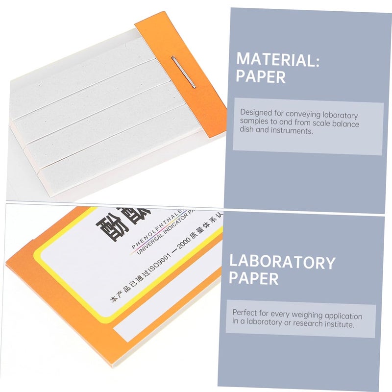 400 Sheets Phenolphthalein Test Paper Acid Base Indicator Strips for Chemistry Experiments - Image 5